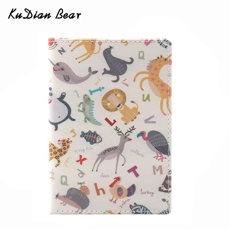 KUDIAN BEAR милый чехол для паспорта Женская Обложка дизайнерский дорожный кошелек