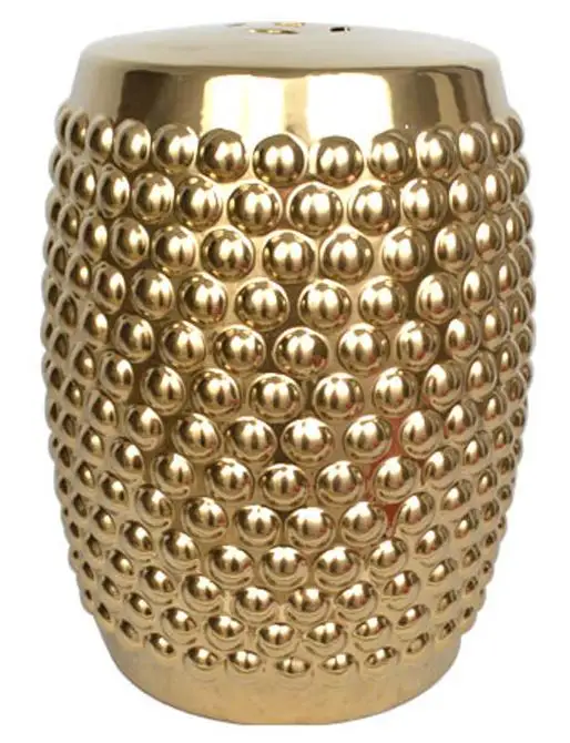 Серебряный комнатный керамический античный фарфоровый садовый табурет