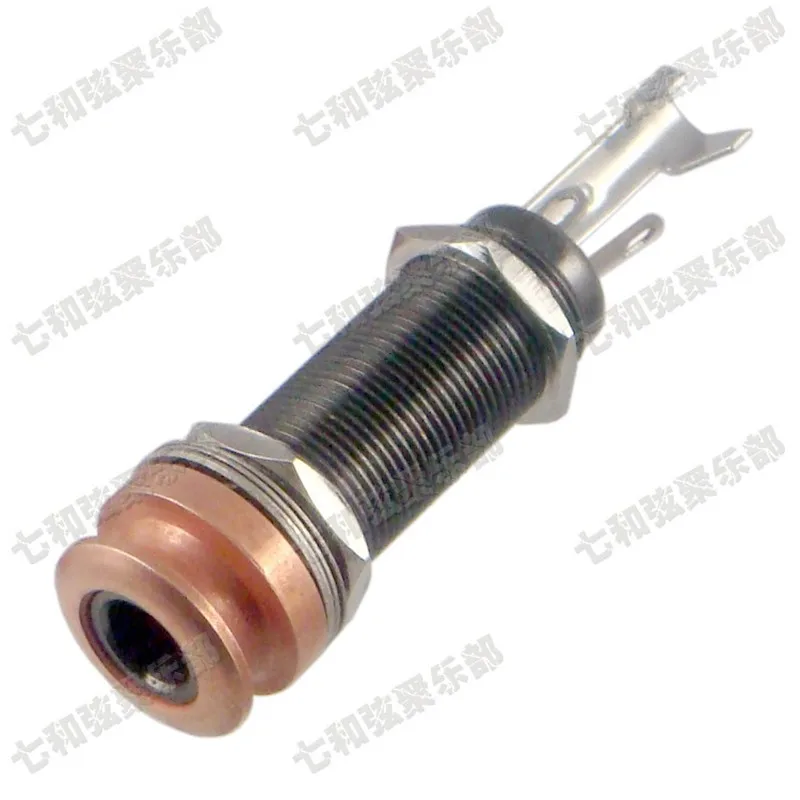 10 шт. резьбовой цилиндрический стиль акустическая бас гитара концевой штырь Jack