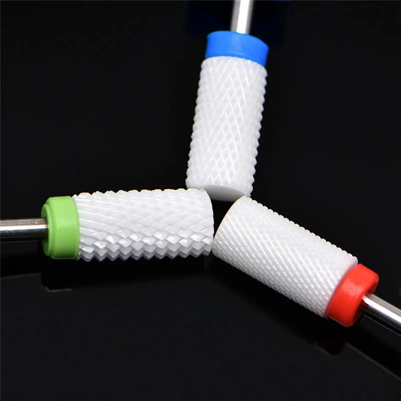 Керамические сверла для ногтей 15 шт./компл. электрическая роторная пилка фреза