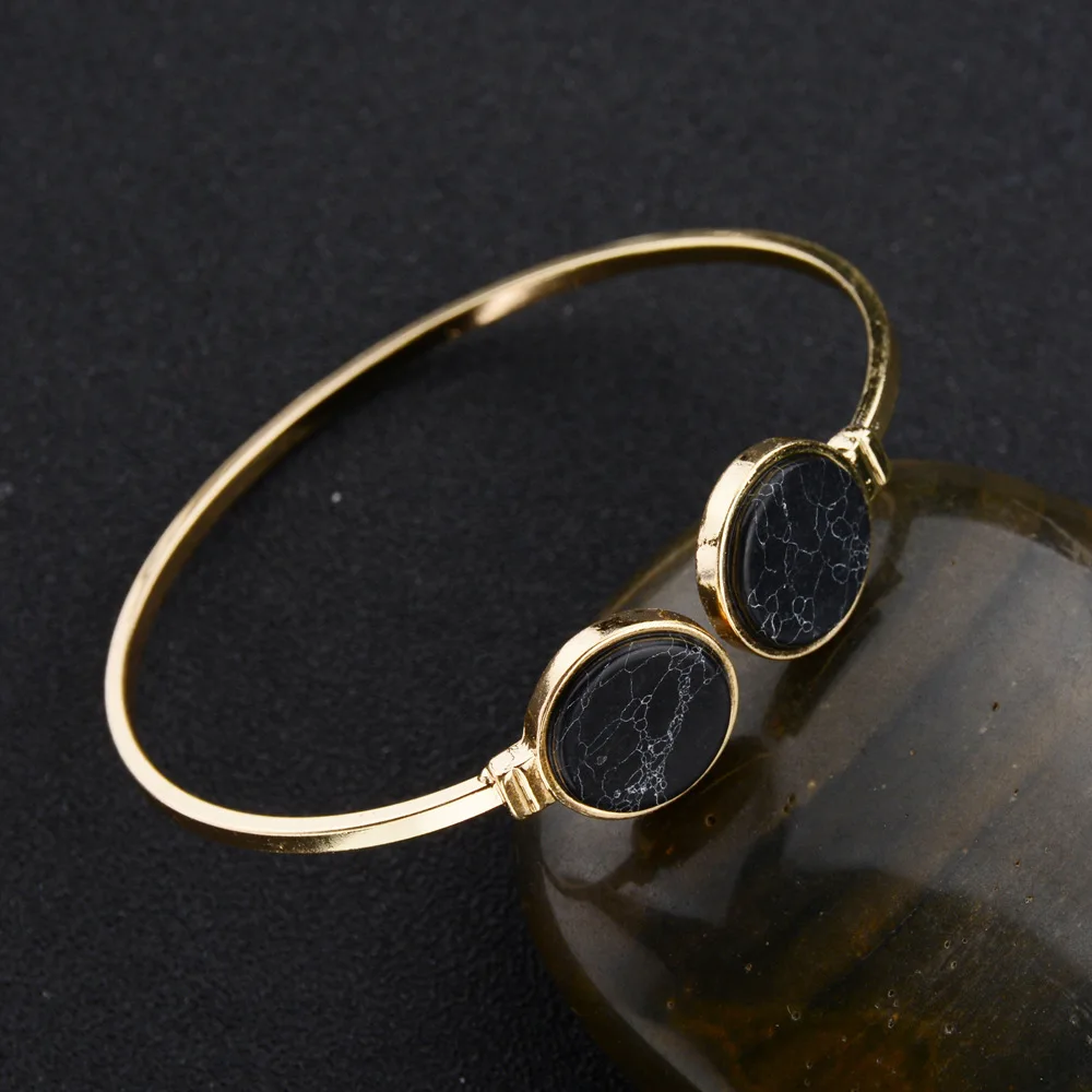 Онлайн-шоппинг индийские ювелирные изделия круглые черные белые камни открытые