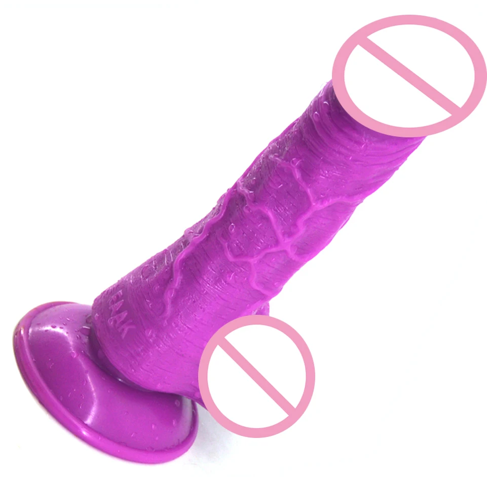 Фаллоимитатор FAAK на присоске реалистичный пенис для анального массажа Женский