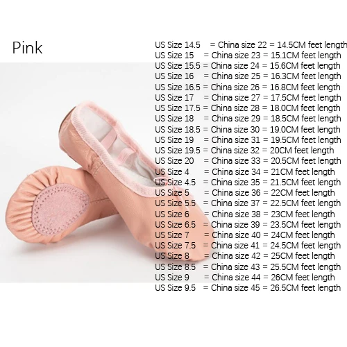 Pink Кожаные тапочки на плоской подошве; цвет белый, розовый, черный; балетки для сальсы; обувь для девочек, детей, женщин, йоги, спортзала, танцев - Цвет: Pink