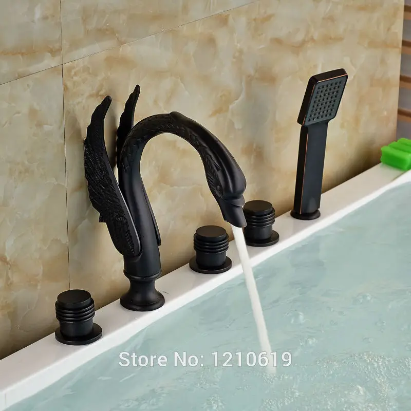 Новый Набор смесителей для душа в европейском стиле с ручным распылителем