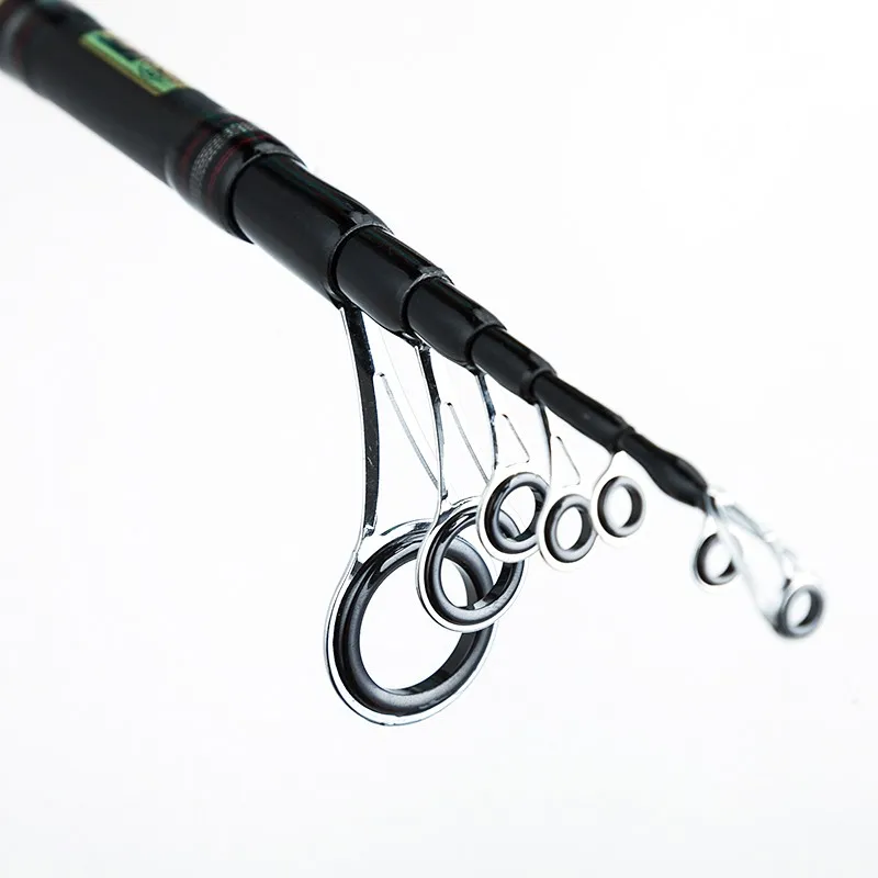 Телескопическое спиннинговое удилище из углеродного волокна для путешествий MH