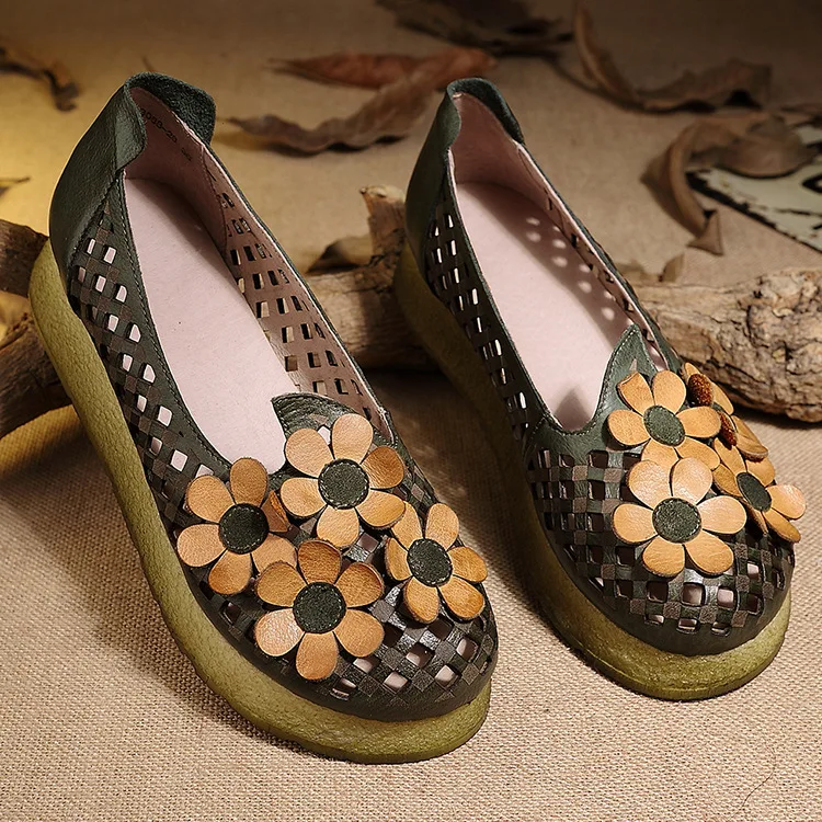 2018 ручная работа Новое поступление Женская повседневная обувь на плоской