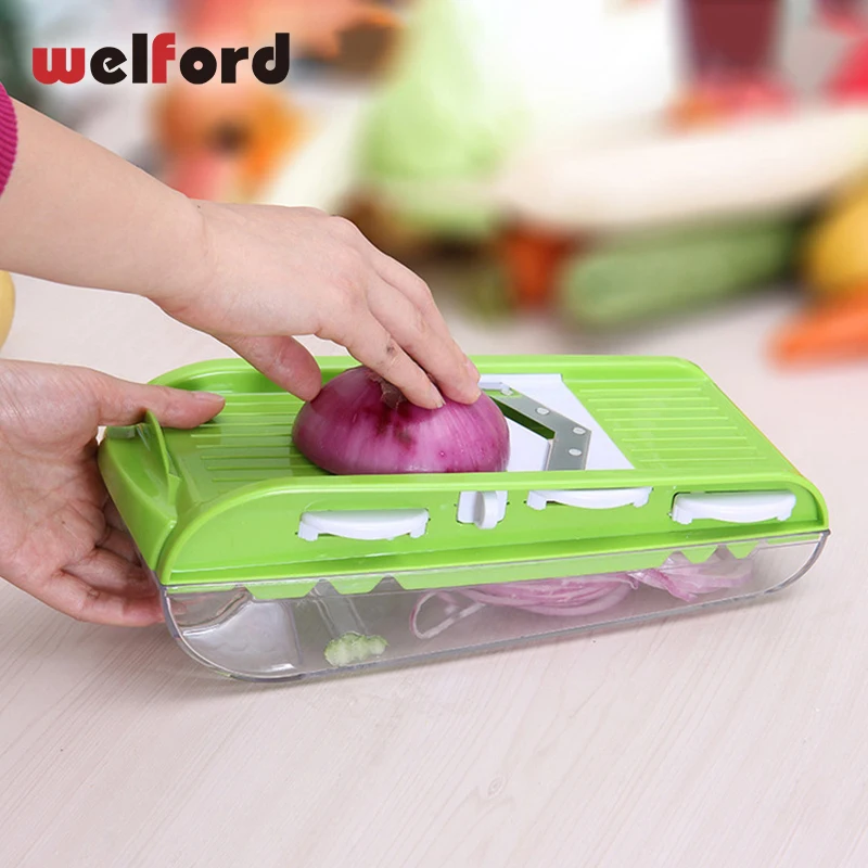 Многофункциональный Нержавеющая сталь Smart терка для овощей чеснока картофеля