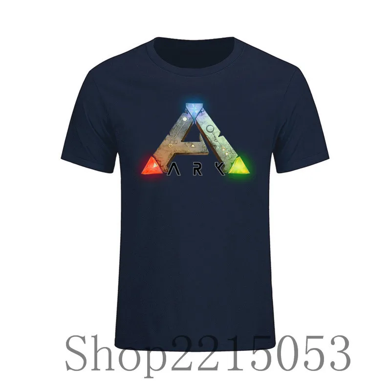 2019 мужские футболки ARK Survival Evolved флэш нарисованные драконы it geek печать эфириум skt t1