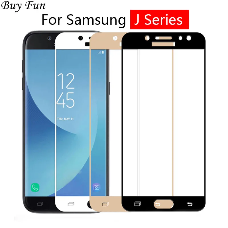 9H полное покрытие закаленное стекло для Samsung Galaxy J2 J5 J7 Prime J1 Ace J3 Pro 2016 J510 чехол