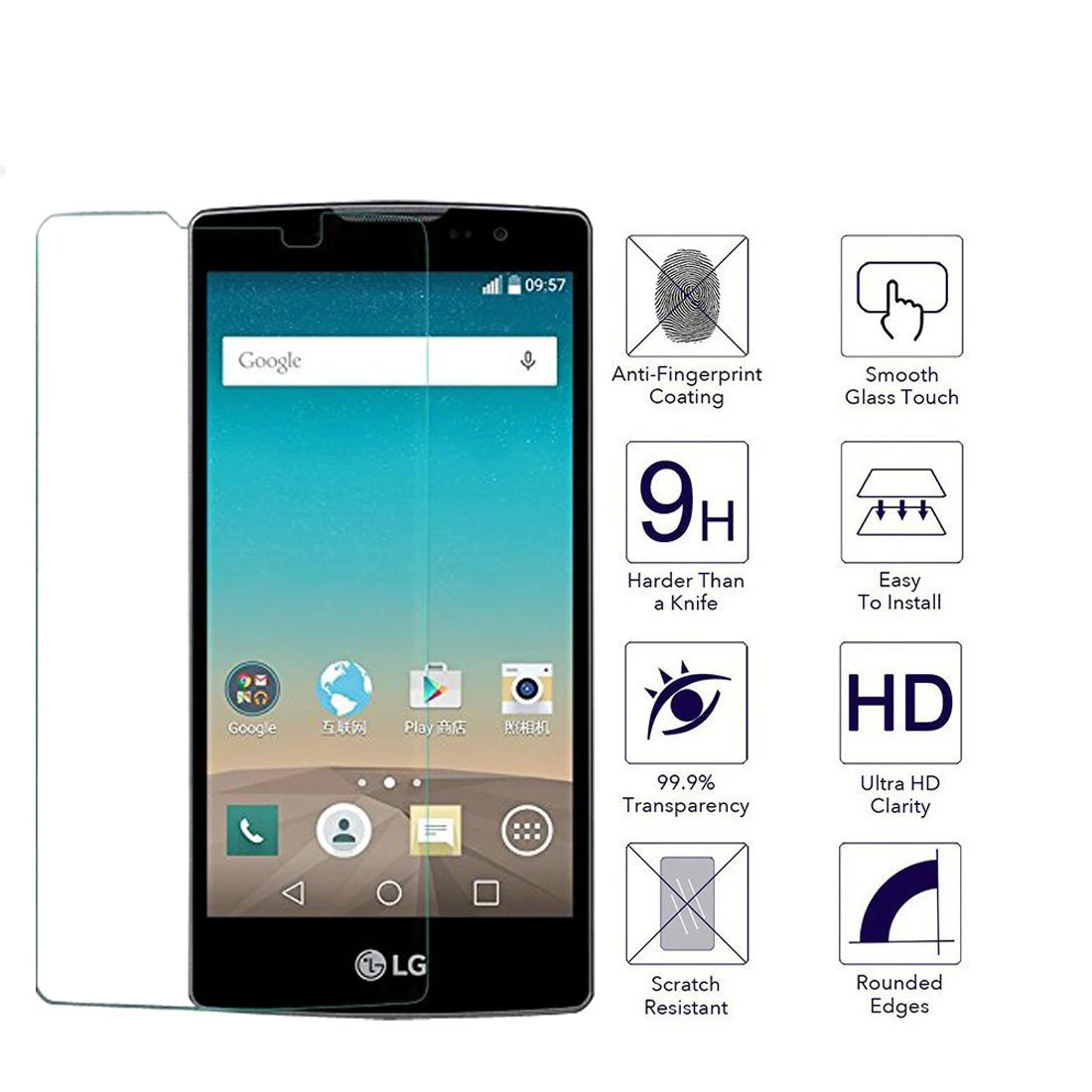 2.5D 0 26 мм 9H Премиум Закаленное стекло для LG Spirit 4G LTE H420 H422 H440 Защитная пленка * |