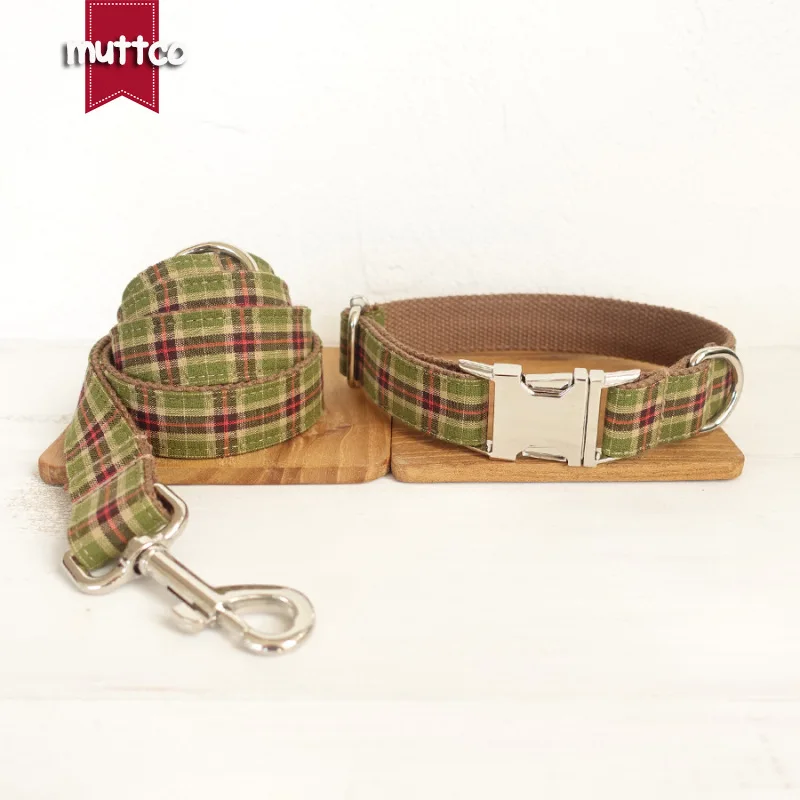 Ошейник и поводок для собак ручной работы Модный комплект из ожерелья поводка в