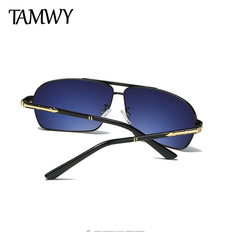 TAMWY BRAND DESIGN Classic Polarized Sunglasses Men Women Driving Pilot Frame Sun Glasses Male Goggle UV400 Gafas De Sol T8805 | Аксессуары