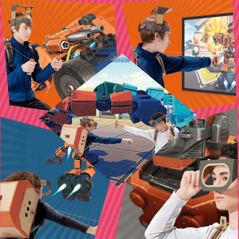 Чехол DIY картонный держатель аркадный кронштейн для nintendo NS switch LABO Бумажная модель