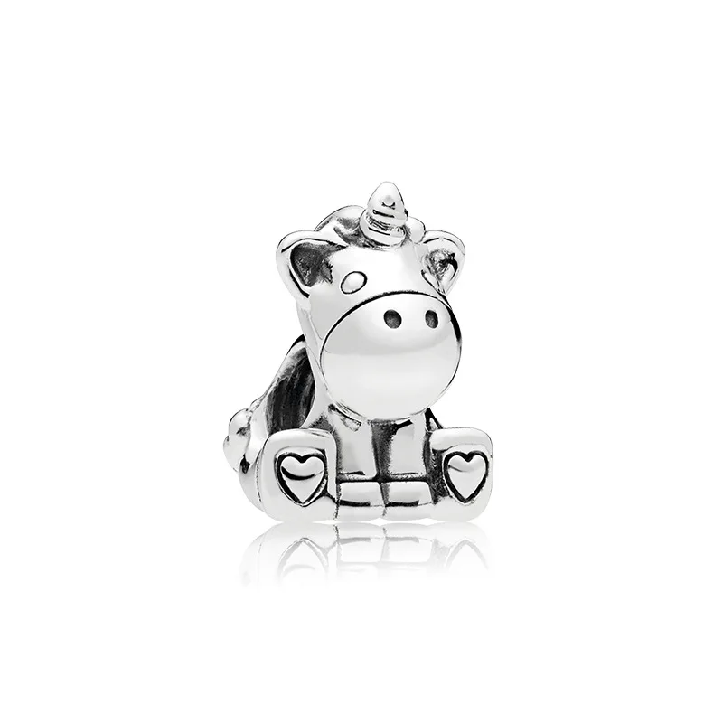 

Devoted Dog Unicorn Owl Butterfly Charms Beads Fit Brand Bracelet & Necklace Animal Friendship Jewelry DIY Making