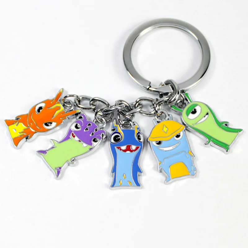 Розничная продажа 1 шт. мультфильм аниме Slugterra металлическая ий Брелок с