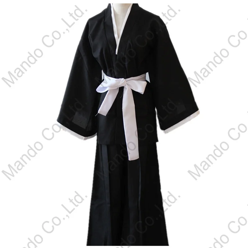 Аниме отбеливатель Kurosaki ichigo Kuchiki рукания Косплей костюмы японское кимоно костюм