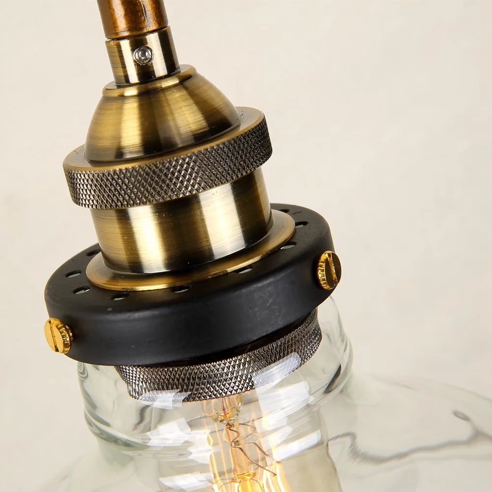Прозрачные Настенные светильники в старинном стиле для кухни лобби ванной
