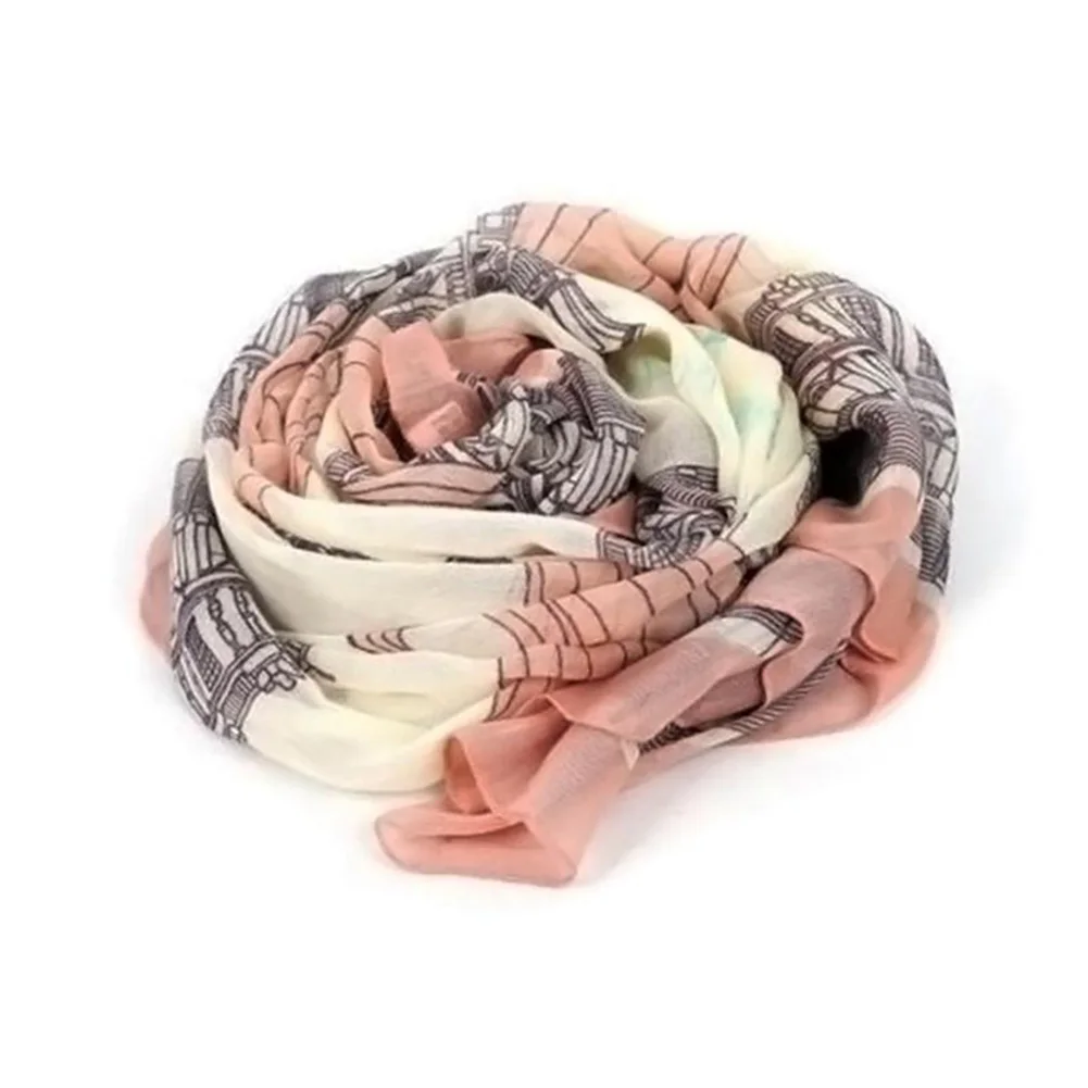 Осенне-зимний весенний женский стильный богемный пляжный Вуаль мягкий длинный