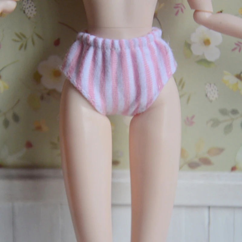 1 шт. однотонные трусики в полоску для кукол Барби Azone Licca 1/6 аксессуары