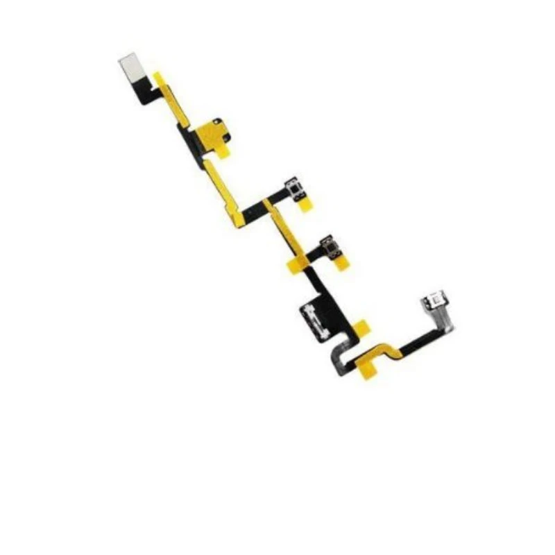 

100pcs/lot Grade A Volume Control Power Switch On/Off Key Flex Cable Replacement for iPad 2 Wholesale