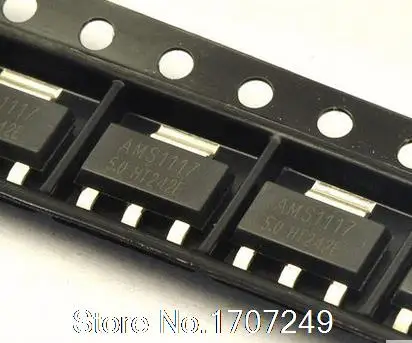 

100 шт Ams1117-5.0v Ams1117-5.0 Ams1117 1117 5,0 v 1a Sot-223
