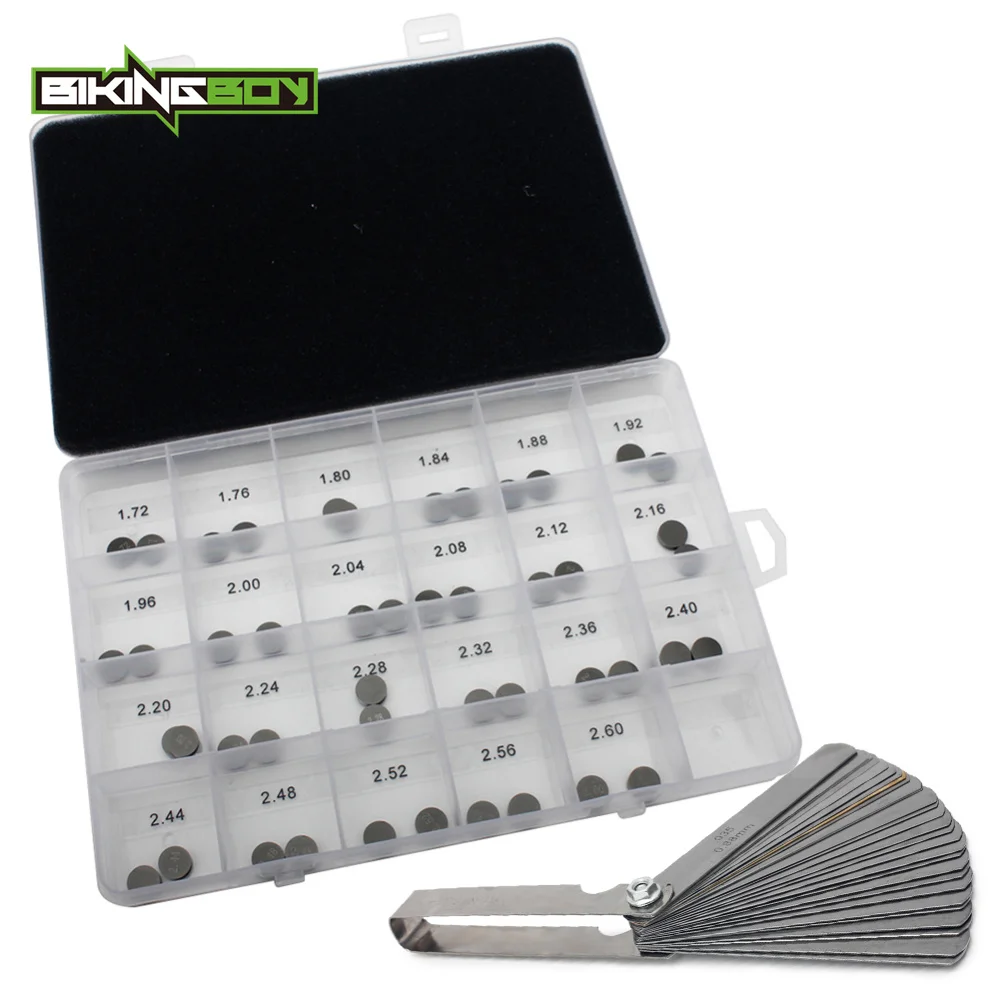 BIKINGBOY 8.9mm 1.72 - 2.60 Valve Shim 32 Blade Feeler Gauge for KTM 250 350 450 505 SX-F EXC XC-F SX SMR Freeride 13 14 | Автомобили и