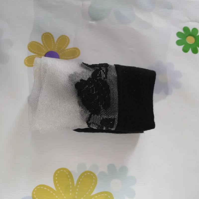 6 пар прозрачные кружевные женские носки с вышивкой | Женская одежда