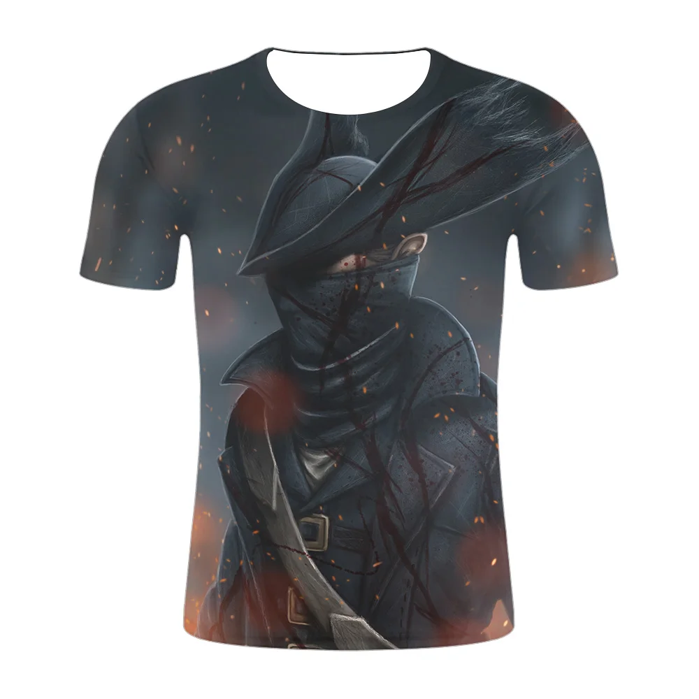 Модная классная забавная футболка для мужчин игра в крови 3 футболки с 3D-принтом