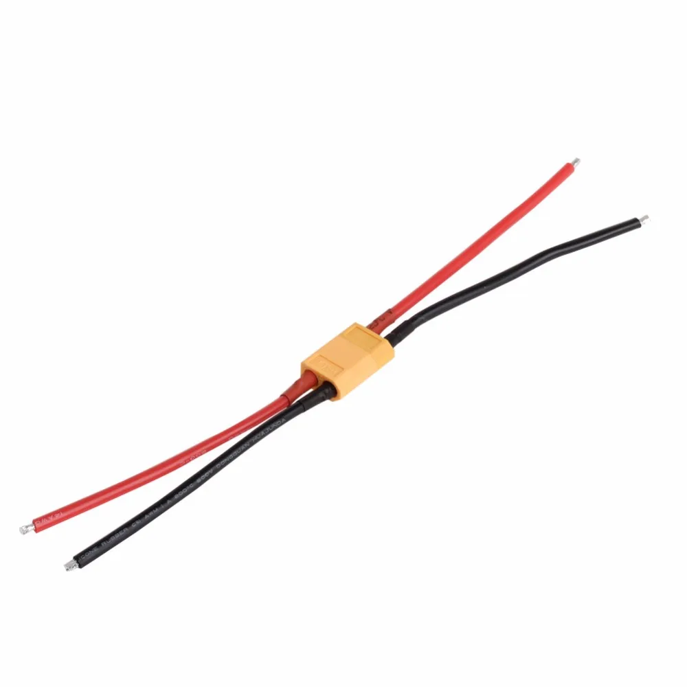 2 шт. штекер аккумулятора XT60 Гнездовой разъем с силиконовым проводом 14 AWG|Детали и