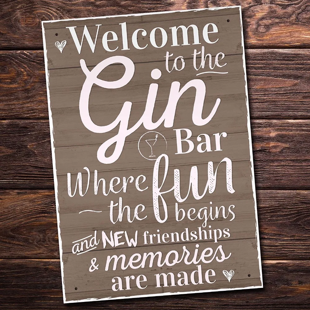 Meijiafei Gin Bar подвесная табличка Алкогольная вечерние НКА новинка знак на день