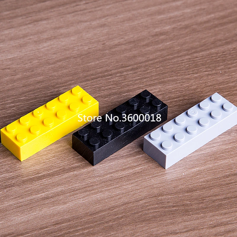 30 шт./лот DECOOL части совместимы 2456 2x6 игрушки для детей MOC кирпич DIY блоки собрать