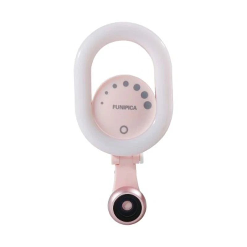 LED Ring Light Beauty Selfie With Wide Angle Lens Macro For iPhone Android Youtube Live Stream Makeup | Электроника