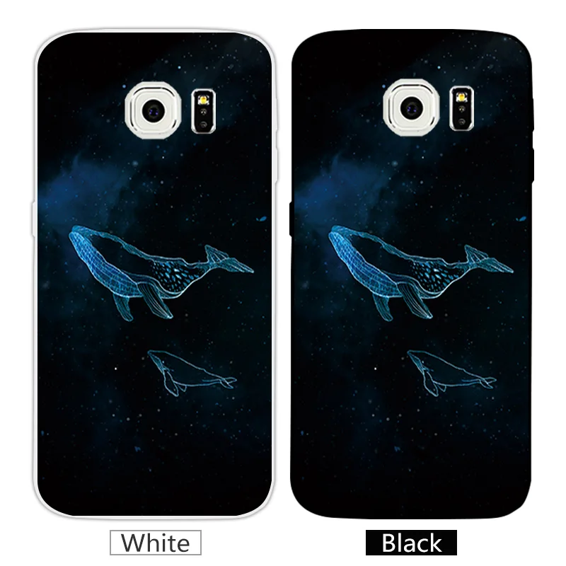 For Samsung S6 Edge Case Soft TPU Heaven Back Cover for Galaxy edge Silicon G925 G925F G925H |