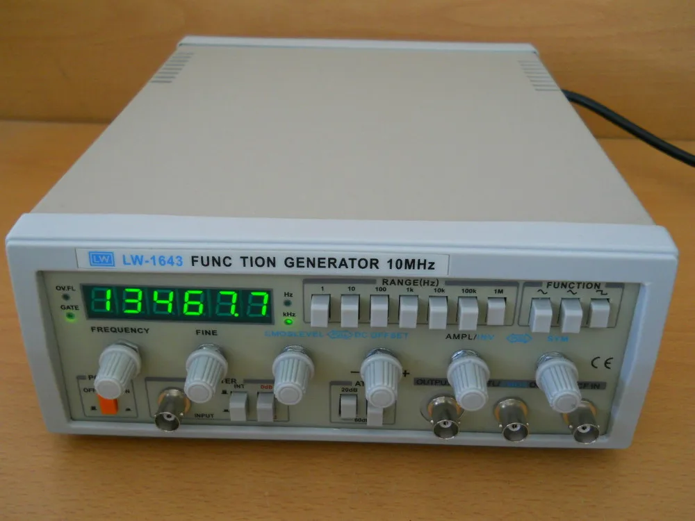 

Fast arrival 10MHZ SIGNAL/ FUNCTION GENERATOR,AUDIO,FREQ COUNTER, HI FI TESTING