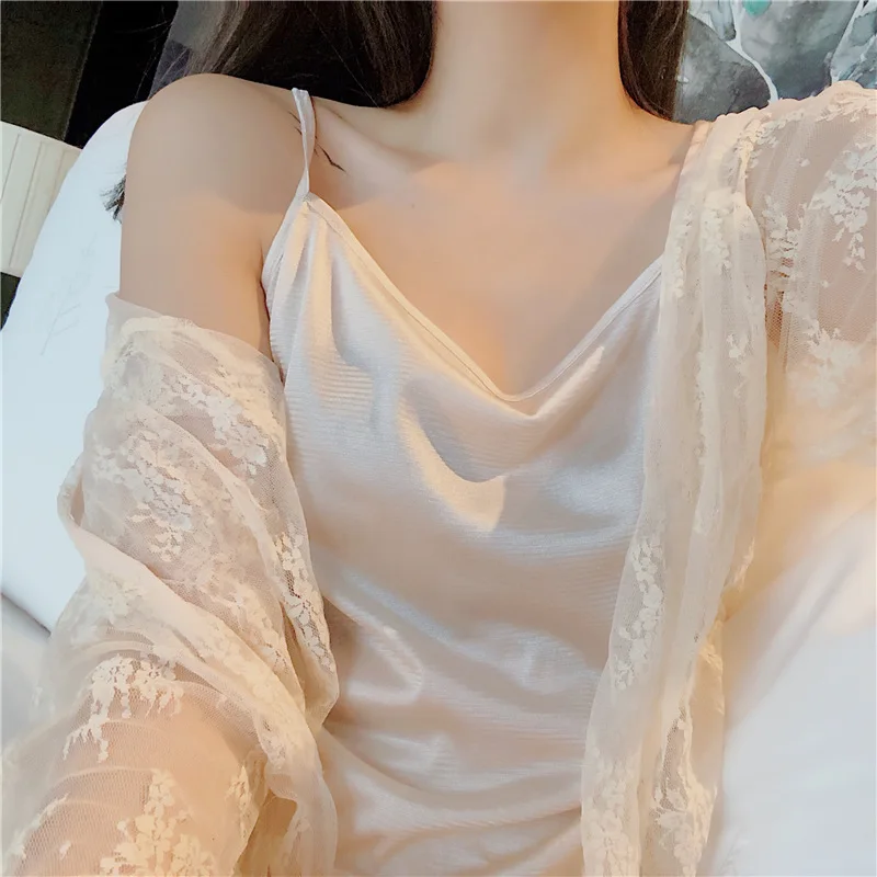 2019 летние новые женские пижамные комплекты из 3 предметов с шортами кружевные