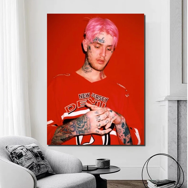 Did Lil Peep Die Wall Art на холсте плакаты и принты, Картина на холсте, декоративная картина маслом для спальни, украшение дома, произведение искусства