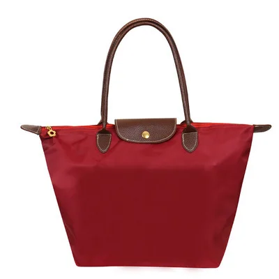 Wine red Новые модные женские сумки известных брендов дизайнерские сумки пляжные сумки повседневные кожаные нейлоновые водонепроницаемые эко-сумки Bolsas Feminina - Цвет: Wine red