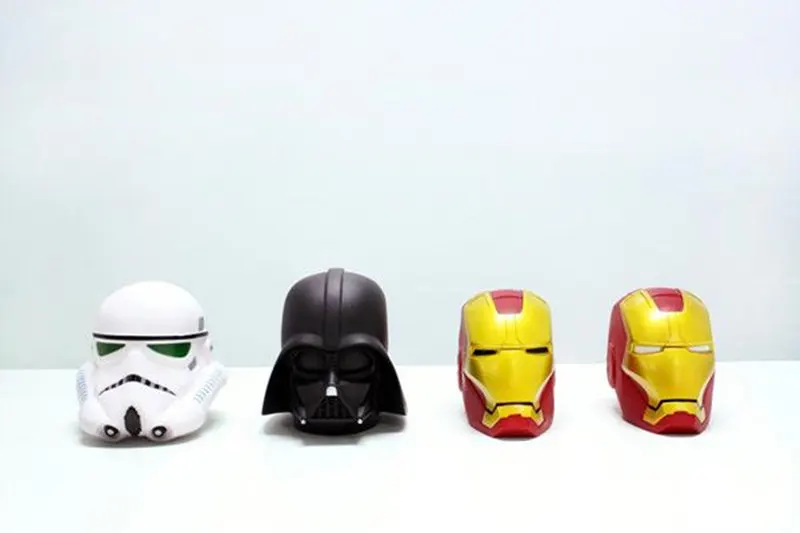 Железный человек шлем героя сохранить деньги модель хранения игрушки для детей