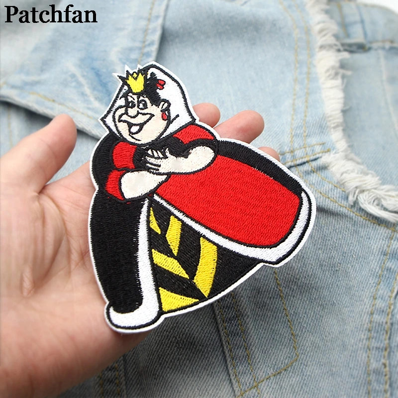 Patchfan Милая Аппликация нашивки Железный На para рубашка одежда вышитый Стикер одежда с героями мультфильмов платье значок A2104