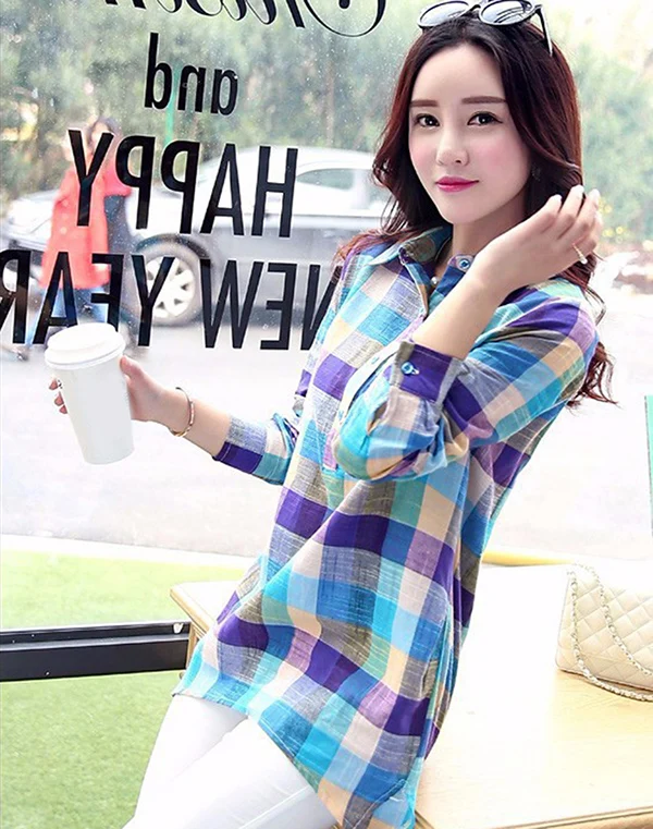 Осень Блузки для малышек Для женщин 2017 блузка с длинным рукавом отложной