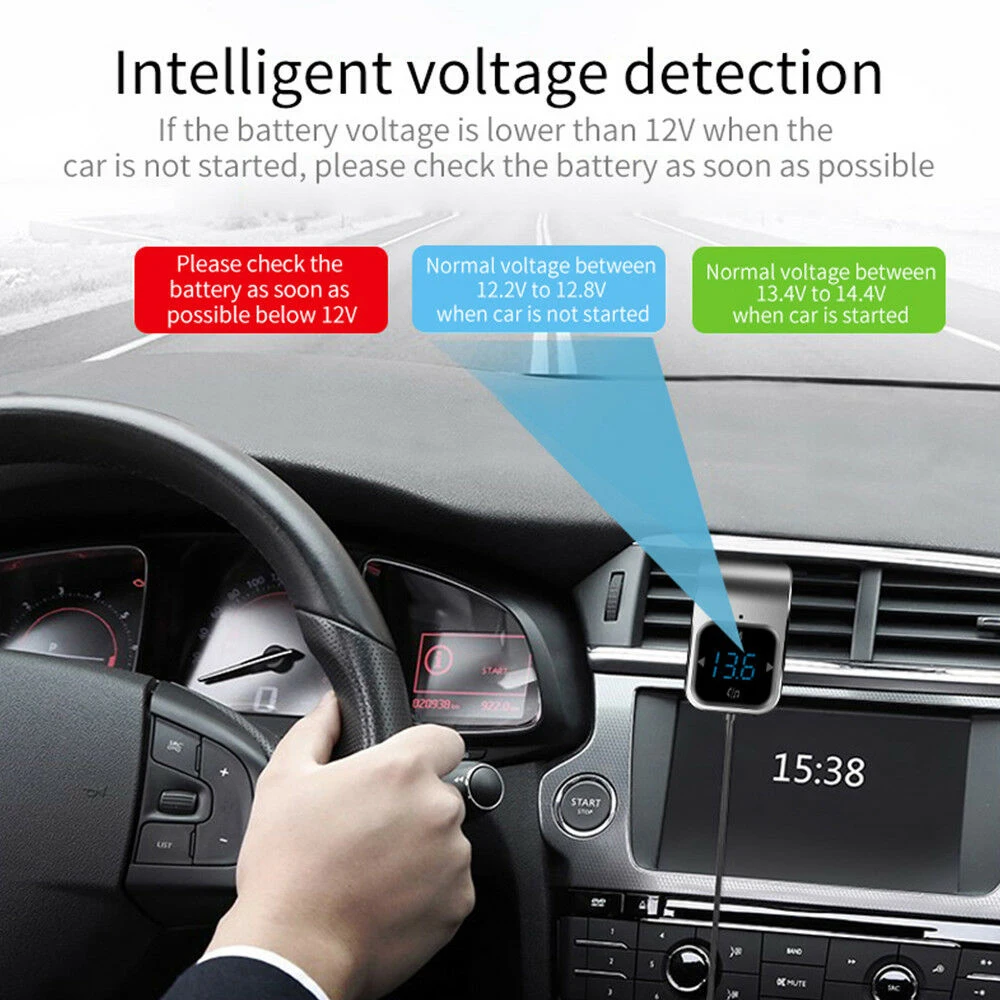 Автомобильный маленький fm передатчик Bluetooth автомобильный комплект MP3 радио