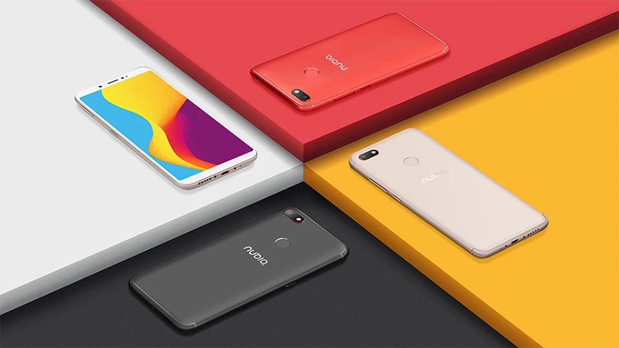 Глобальная Версия ЕС zte Nubia V18 UI 5,1 мобильный телефон 4 Гб+ 64 Гб 6,0" Snapdragon 625 Octa Core 18: 9 Полный Экран Face ID 4000 мАч 13MP