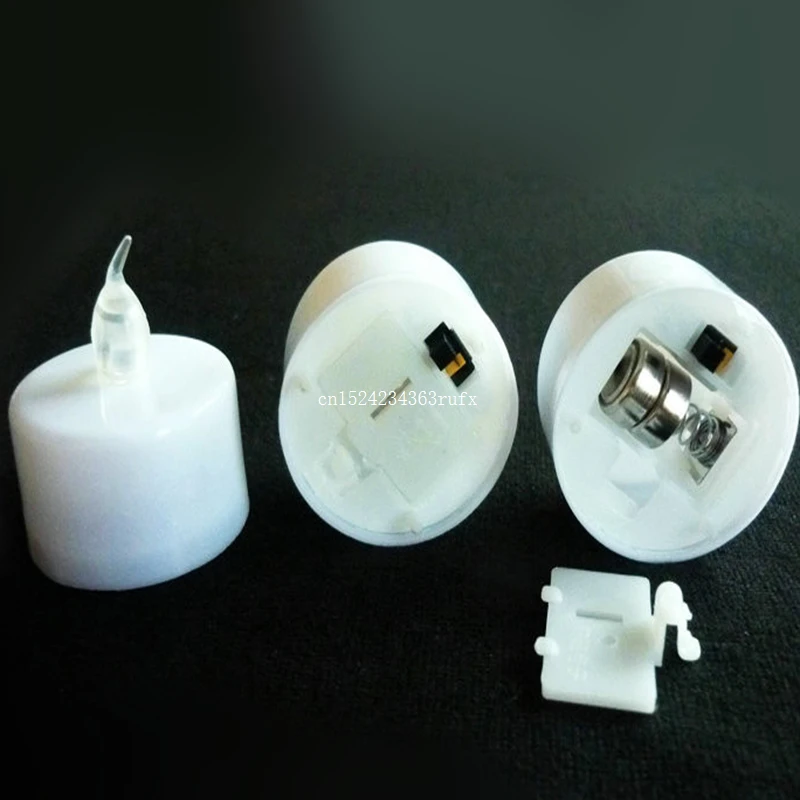 500 шт. светодиодные Чайные светильники на батарейках поддельные свечи пасхальная