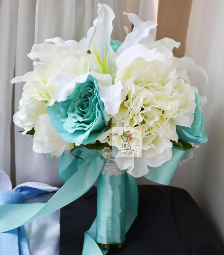 Искусственный цветок ручной работы свадебный цветы для невесты