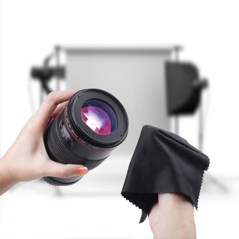 10PCS Lens Clothes Glasses Fiber Cloth Microfiber Phone Screen Cleaner Sunglasses Camera Duster Wipe Eyewear Accessorie | Аксессуары для