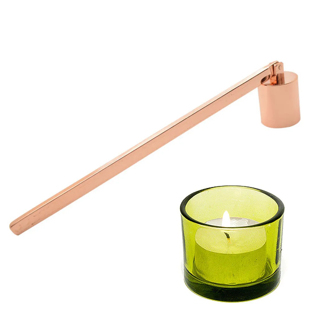 Rose Gold 1 шт. свеча фитильный инструмент масляная лампа из нержавеющей стали пропитка гасит триммер резки аксессуары для свечей* C - Color: Rose Gold