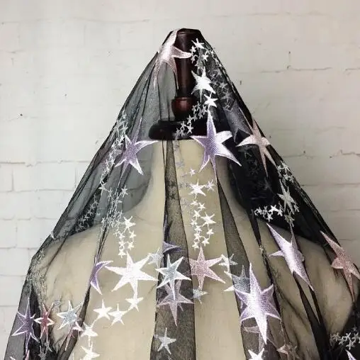 5 ярдов Лидер продаж белая розовая фиолетовая африканская кружевная сетчатая