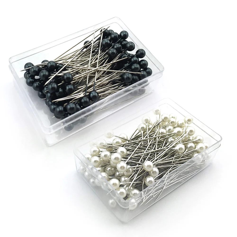 100 или 500 шт./лот круглая жемчужная Головка Булавки для шитья Свадебный корсаж