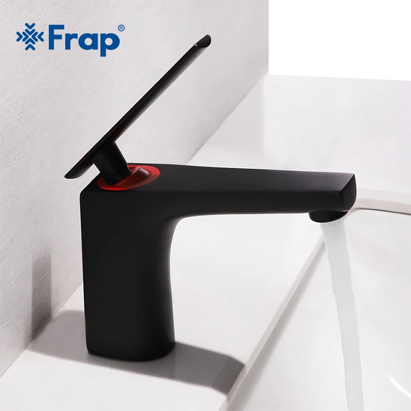 Роскошный смеситель Frap для ванной комнаты раковины искусственный черный телефон