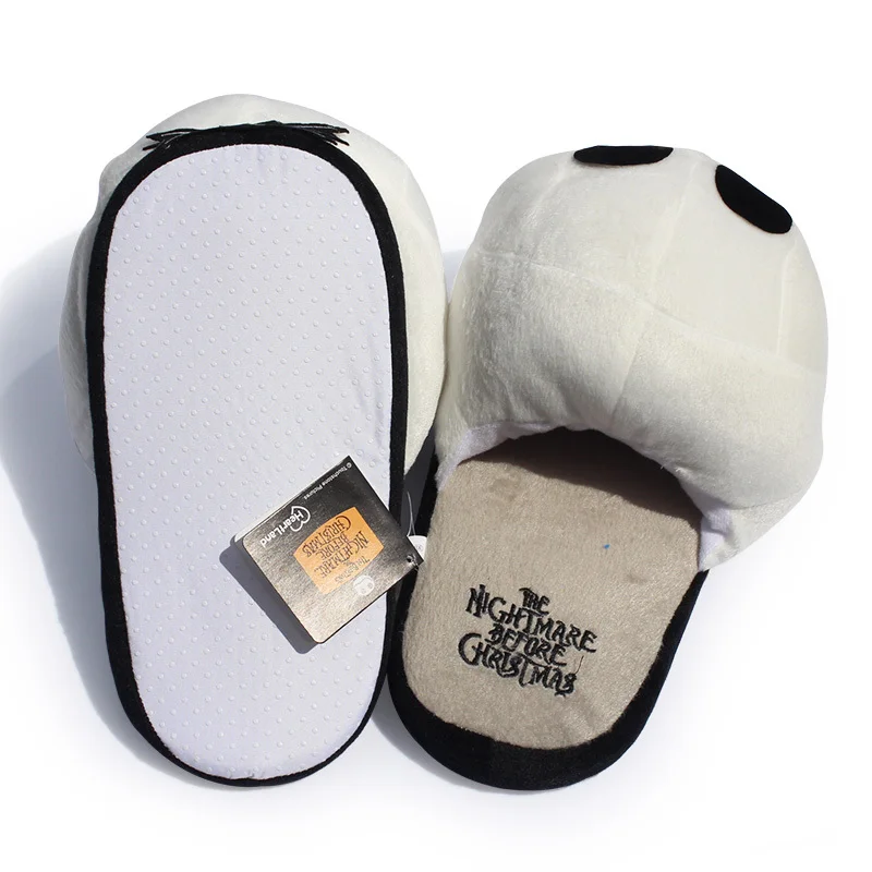 Плюшевые тапочки для взрослых мягкие тапки Кошмар перед Рождеством 11 дюймов 26
